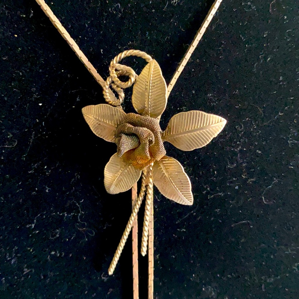 🍀Vintage Bolo Silver Necklace🌺